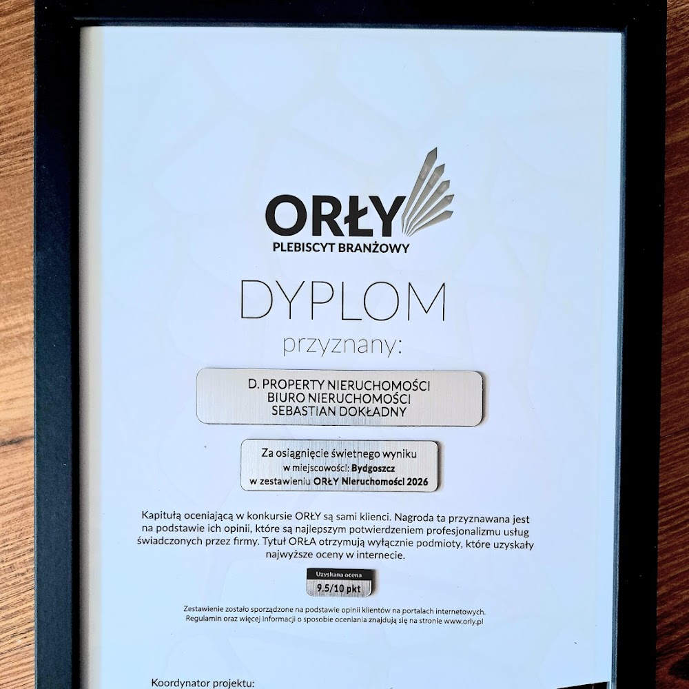 D. PROPERTY NIERUCHOMOŚCI BIURO NIERUCHOMOŚCI SEBASTIAN DOKŁADNY